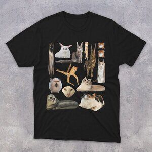 Squished Cats Tshirt Funny Cat Meme Shirt, Cats Squished Cat Lover Shirt